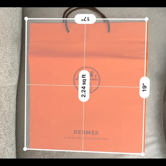 HERMES shopping bag Authentic - Picture 7 of 8